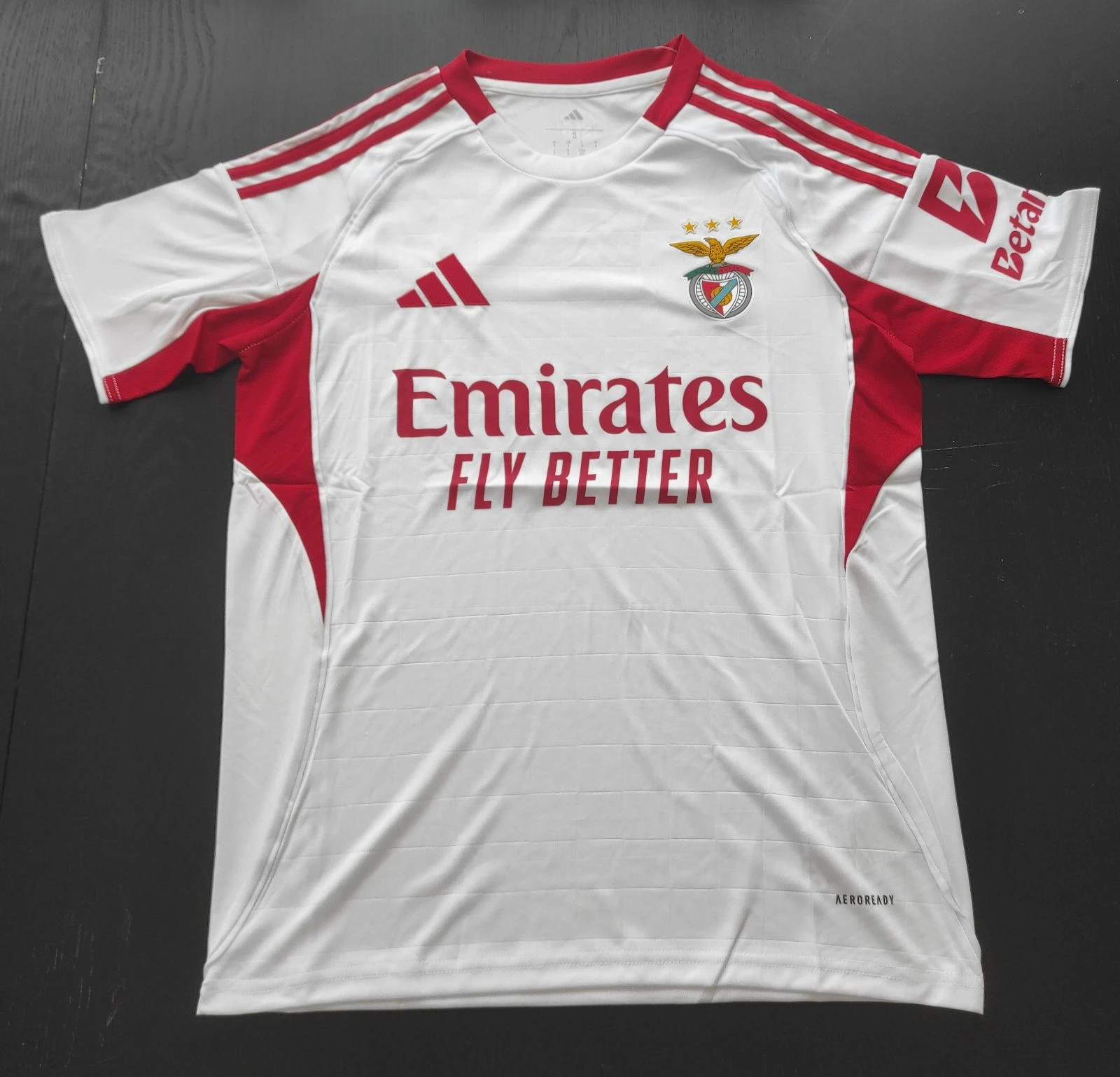 Camisola Alternativa Branca do Benfica, época 25/26